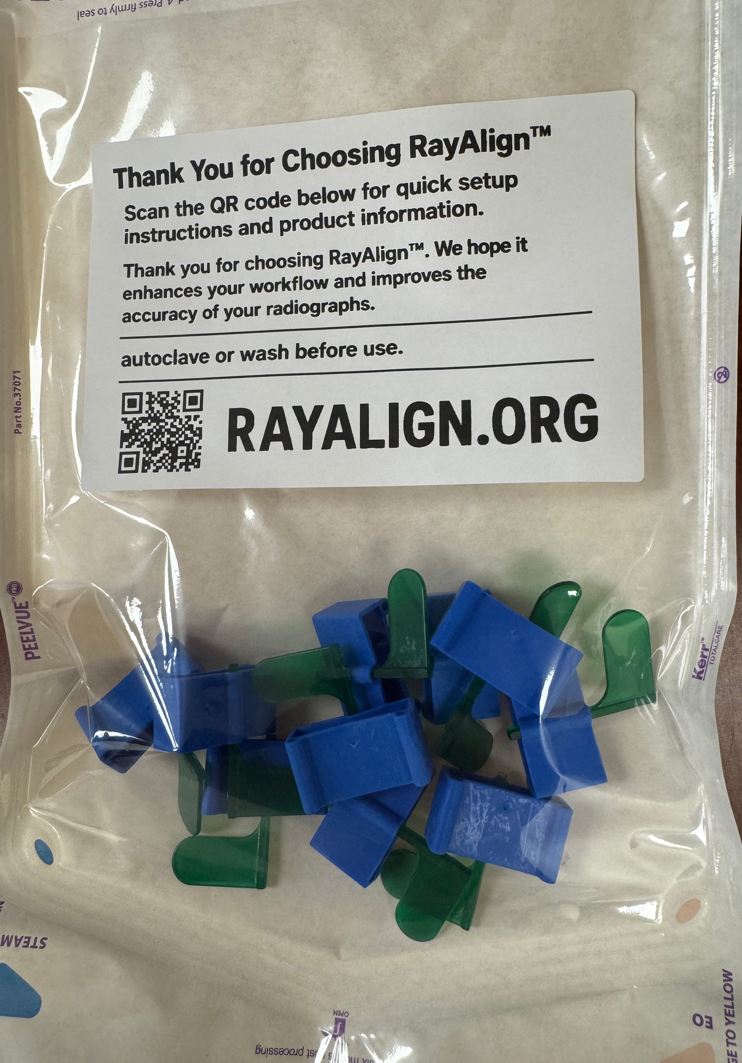 100 Pcs. Autoclavable Digital Dental Sensor Holder,  Universal X-ray Positioning